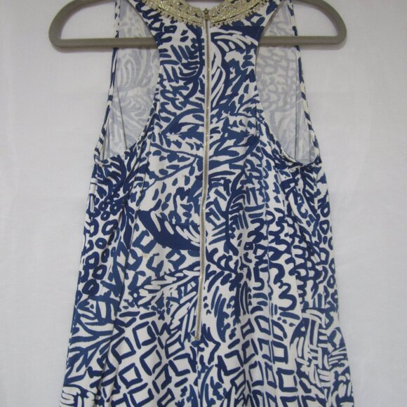 Lilly Pulitzer 2 Carlotta Homeslice Indigo Dress - Picture 7 of 8